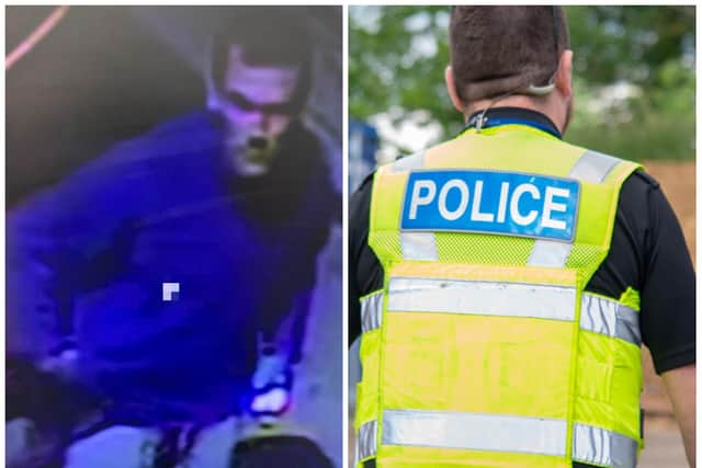 Police issued this CCTV image of a man they want to speak to following an attempted break-in in St James in June