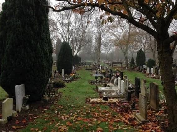 The cemetery is only a year away from being full