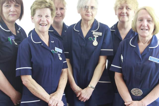 Hospice at Home team: Rosina Howe, Mandy Gardner, Finola Stovin and Susan Anderson. managed and coordinated by Lyn Davies and led by Nurse Manager Tracy Glen.