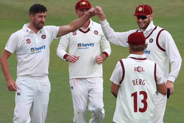 Ben Sanderson bagged nine wickets in the match