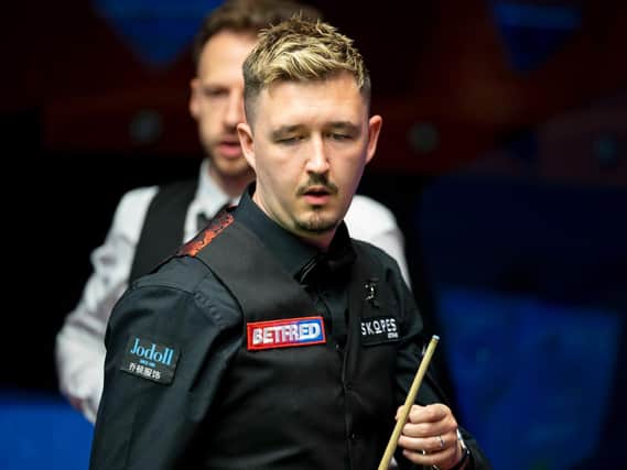 Kyren Wilson trails Anthony McGill after the first session of their World Championship semi-final