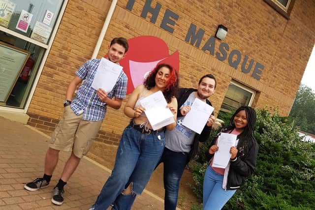 Left to right: Liam Colabuono-Mcdonagh, Jasmine Lambert, Alfie Johnson, Rachel
Mutemererwa