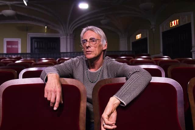 Paul Weller pictured during the soundcheck ahead of his performance on the Ed Sullivan Show. Picture taken from Andy Croft's new book, called Paul