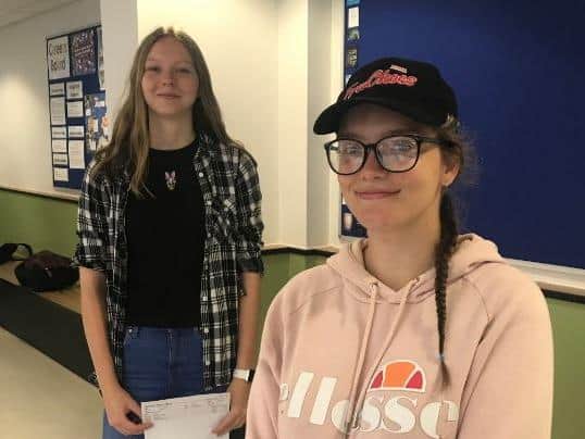 Kiera Robertston-Currie and Victoria Wood are both off to the University of Chester