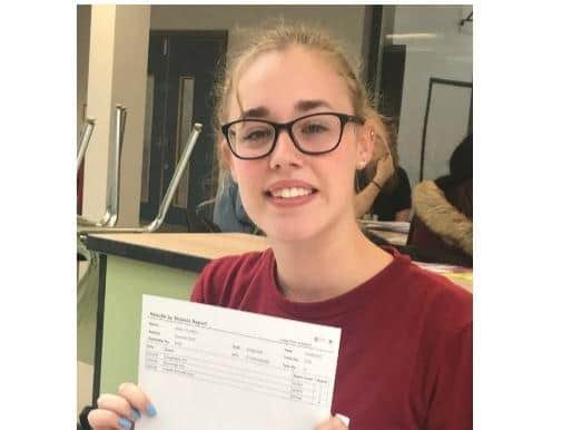 Alice Curston is going to the University of Northampton