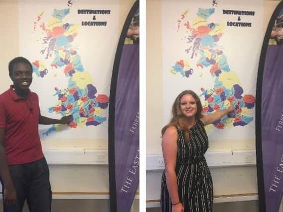 Students at Rushden Academy are heading to universities around the country