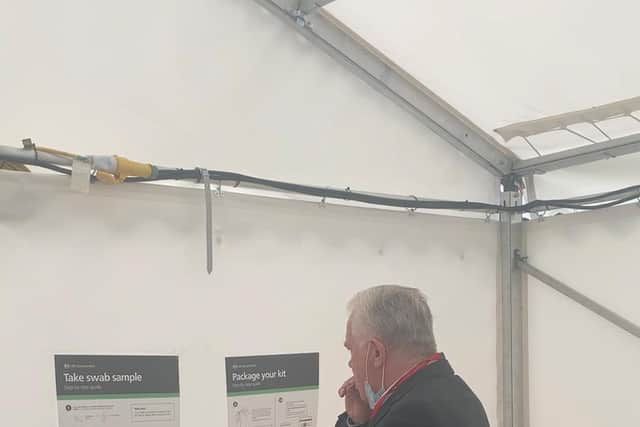 Leader Tom Beattie has been tested.