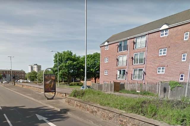 Officers were arresting a suspect in Broad Street, Northampton. Photo: Google Maps.