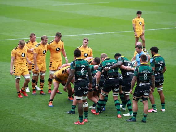 Saints played Wasps last Sunday and now face a hectic schedule in the coming weeks