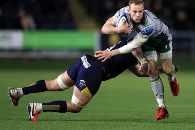 Rory Hutchinson's most recent outing for Saints came in the win at Worcester back in March, but he could face London Irish this Saturday