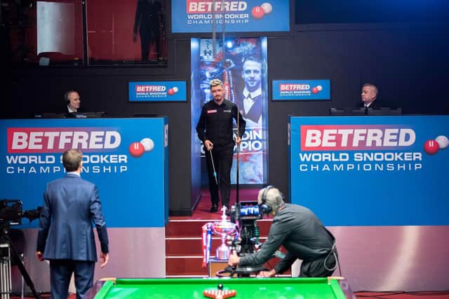 Kyren Wilson was centre stage at the weekend as he competed in the final of the Betfred World Championship at the Crucible. Pictures courtesy of World Snooker Tour