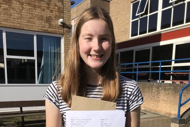 Prince William School student Rosie Leuchars, who achieved 5 grade 9s and 4 grade 8s.