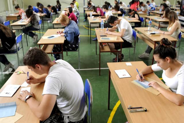 Students are finding out their GCSE results today despite no exams being sat