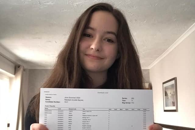 Rebekah Baynes achieved a clean sweep of grade 9s.