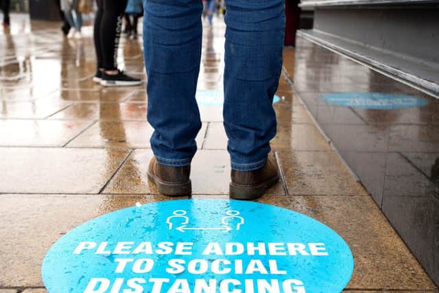 The Government has urged people to stick to social distancing.