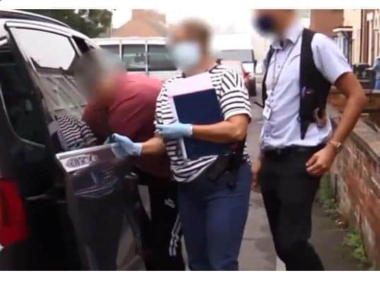 Arrests were made in Rushden and Wellingborough