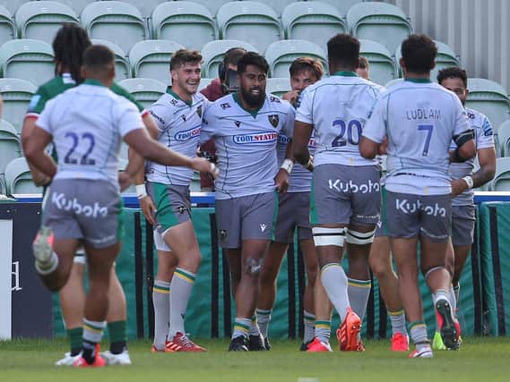 Ahsee Tuala scored a fine try for Saints at The Stoop