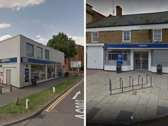 Among the shops Crockford targeted were Tescos in Kettering and Rothwell