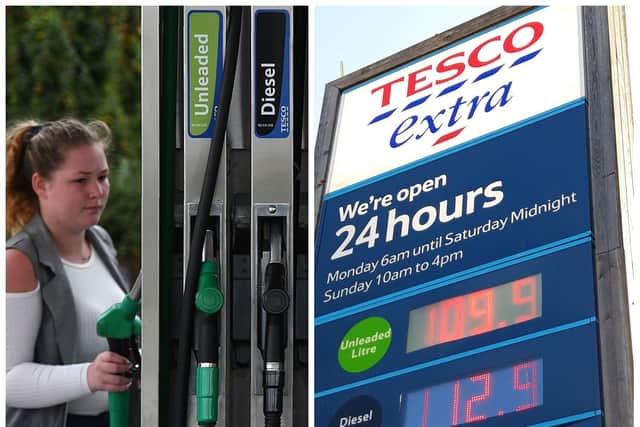 Tesco charges 112.9p per litre for diesel in Northampton — yet five pence more in Wellingborough and four less in Kettering