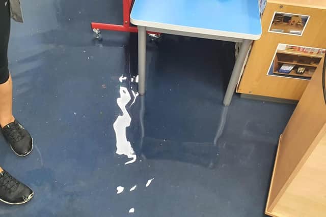 Water in the classroom