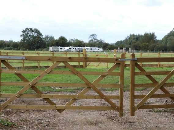 150 people are expected to attend the Bank Holiday weekend horse fair in this field near Wollaston