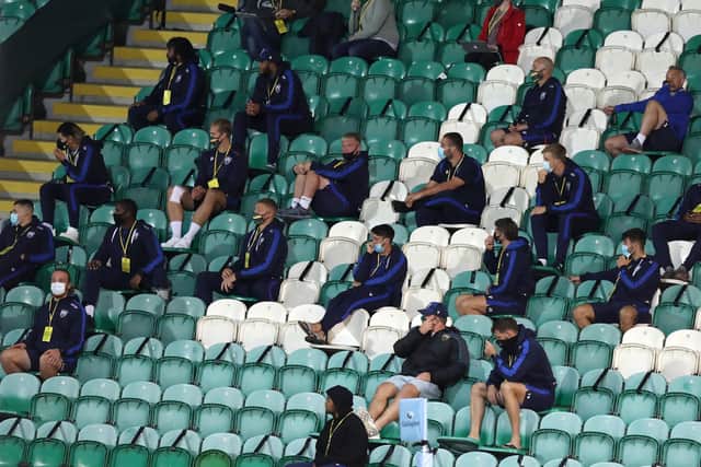 Saints squad members made plenty of noise for their team