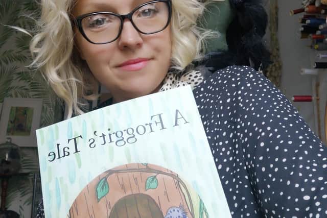 Kettering author Olivia Wilson with her book, 'A Froggit's Tale'