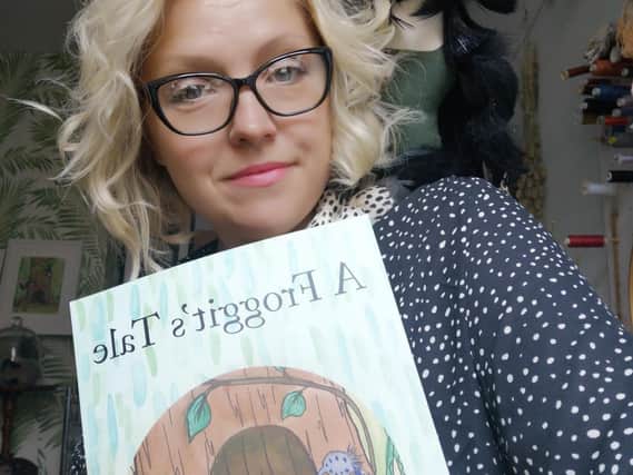 Kettering author Olivia Wilson with her book, 'A Froggit's Tale'