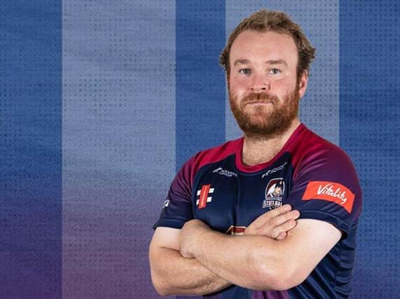 Paul Stirling shone on his debut for the Steelbacks (Picture courtesy of nccc.co.uk)