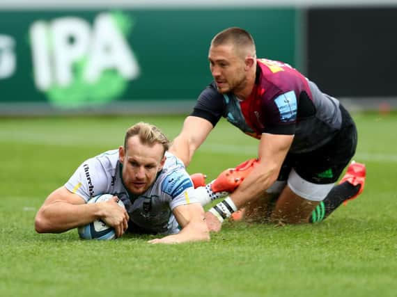 Rory Hutchinson opened the scoring for Saints at The Stoop