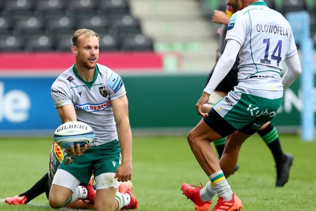 Rory Hutchinson had opened the scoring for Saints at The Stoop