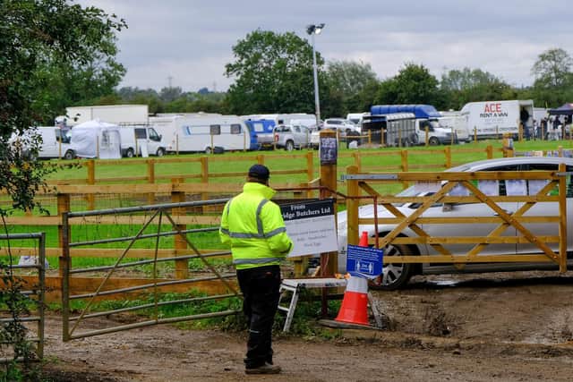 The Bank Holiday horse fair was held on land between Wollaston and Great Doddington. Photos: SNWS