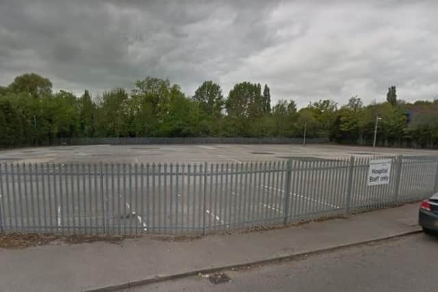 The Trafalgar Road car park.