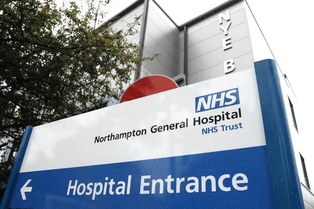 NHS staff at Northampton General Hospital dealt with nearly 850 Covid-19 patients up to August 9. Photo: Getty Images