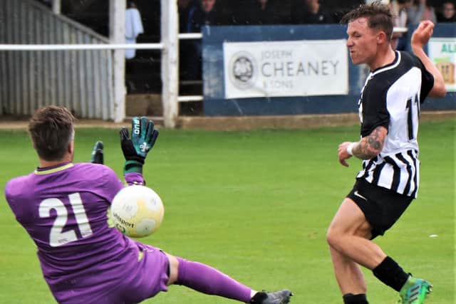 Jordon Crawford continued his fine pre-season form with a goal at Desborough