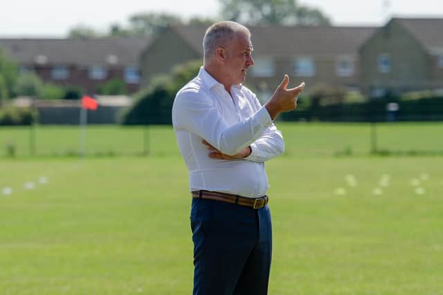 Corby Town manager Gary Mills