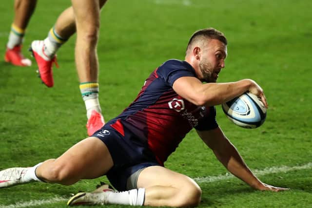 Andy Uren grabbed a first-half try for Bristol