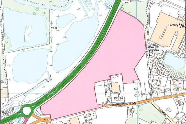 The site of the proposed development