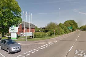 Wednesday morning's incident happened close to the Holiday Inn on Bedford Road