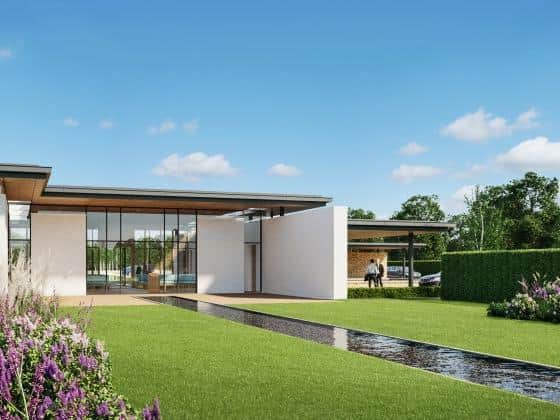 An artist's impression of the proposed chapel.