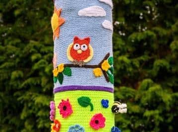More of the yarn bombing in Woodford