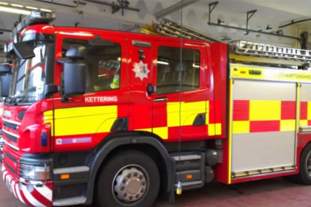 Crews are on the scene in Nassington