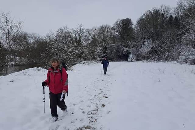 The walks take place in all weathers