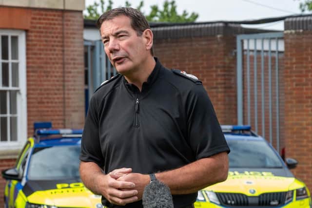 Chief Constable Nick Adderley launches his team of Police Interceptors on Thrusday