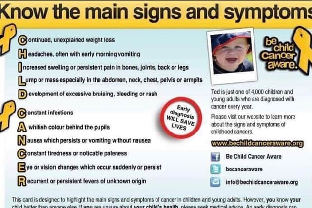 Be Child Cancer Aware