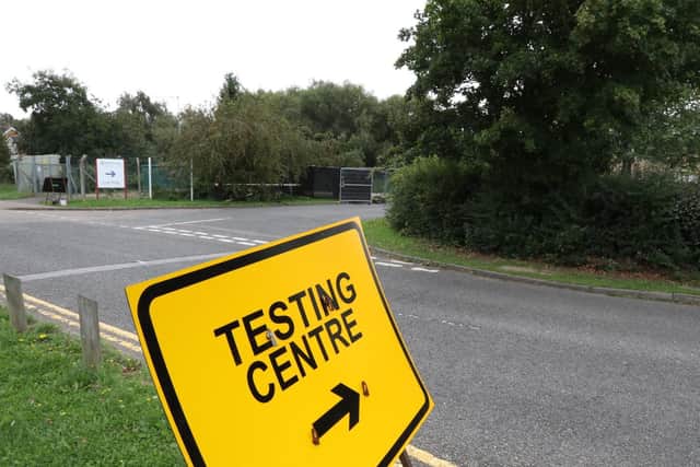 A Covid testing centre has been set up at Kettering Conference Centre.