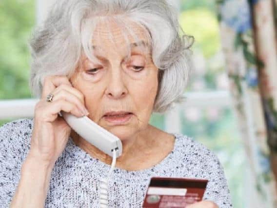 Elderly and vulnerable people are a frequent target for bogus callers asking for cash or bank details