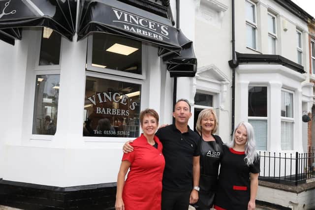 L-R: Margaret Bradford, Vince Geranio, Karen Workman and Leah De Retana.