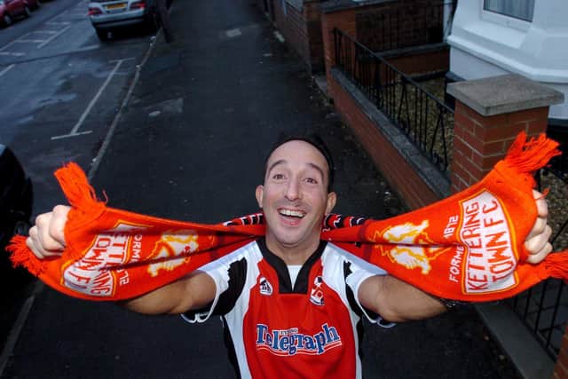 Vince is a big Poppies fan. Here he is pictured in 2009.