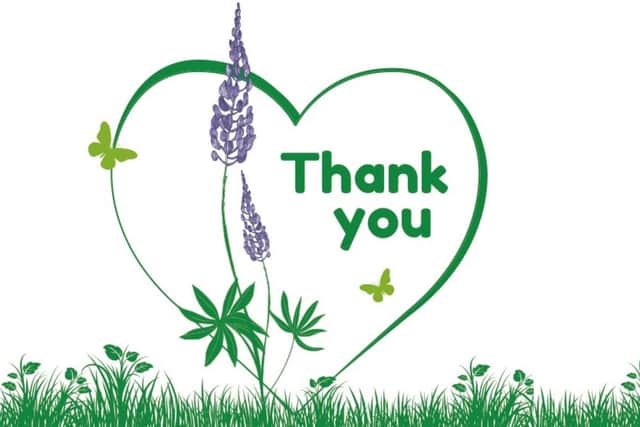 Cransley Hospice thank you campaign